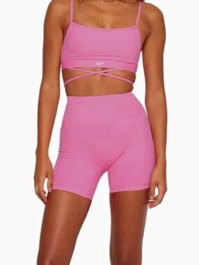 SET Active Sportbody® Bike Shorts - Pucker Pink - Size Small